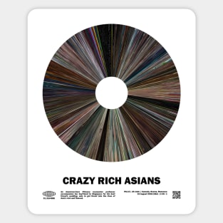 minimal_Crazy Rich Asians Warp Barcode Movie Sticker